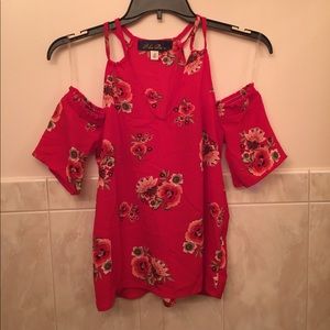 Francesca’s Floral Design Blouse